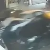 The footage shows an Audi hitting numerous cars on Soho Road at around 8.20pm.