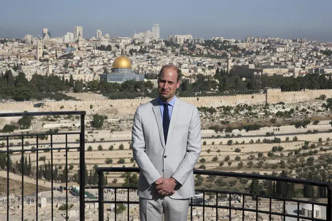 Prince Williams visited Jordan, Israel And The occupied Palestinian territories in 2018