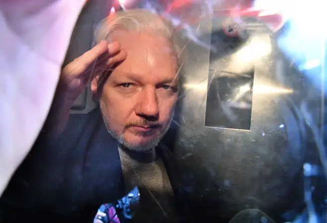 Julian Assange in 2019