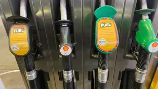 Fuel pumps (Peter Byrne/PA)