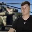 Maxim Kuzminov, who defected to Ukraine, appears in a video released by Ukraine's Defense Intelligence agency in September 2023.