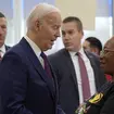 President Joe Biden visits CJ’s Cafe in Los Angeles