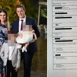 The baby's birth certificate was damaged in a passport application