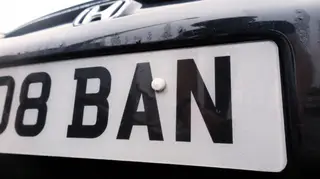 Hundreds of banned number plates have been revealed