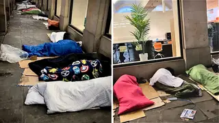 Refugees forced to sleep rough due to change in government policy