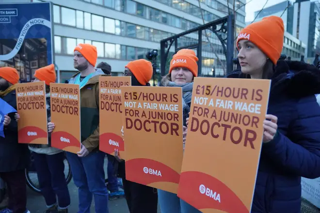 Junior doctors went on strike for six days in early January