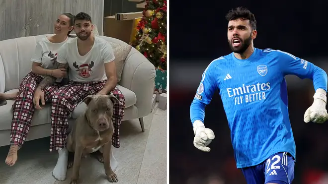 David Raya is training his pet XL Bully as a 'bodyguard' after string of burglaries at homes of PL players