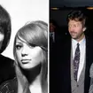 George Harrison with Pattie Boyd (l) and Eric Clapton (r)