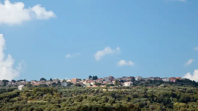 A view of Cessaniti, Calabria