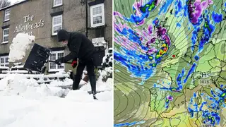 Brits have been warned to prepare for heavy snowfall later this week - with some areas forecast to face up to six inches.