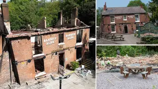 Owners of The Crooked House pub have ordered it to be rebuilt