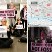Eco-protesters stormed five offices across London