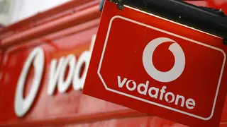 Vodafone store signage