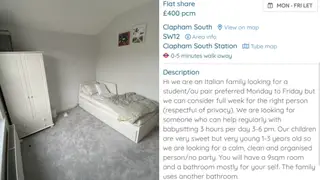 The original Spare Room listing has been altered