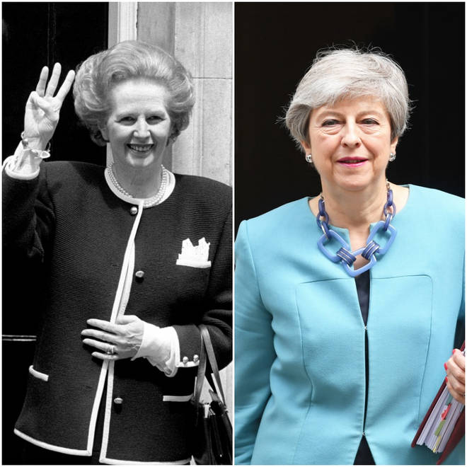 Margaret Thatcher and Theresa May