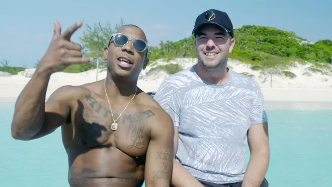 Ja Rule with Billy McFarland promoting Fyre Festival