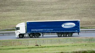A Wincanton articulated lorry