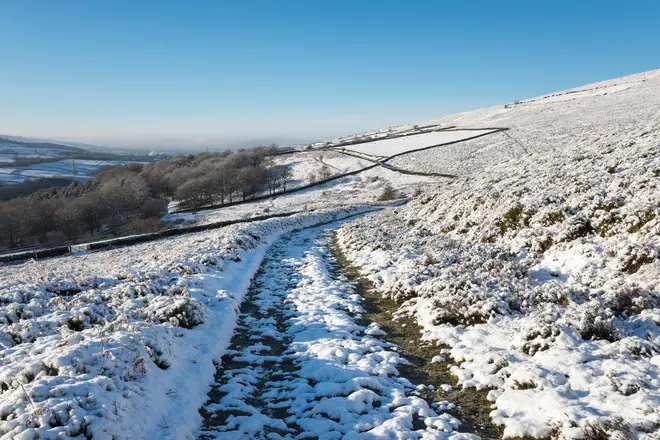 Snow in Derbyshire