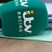 ITV Racing microphone on a desk