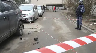 St Petersburg blast site