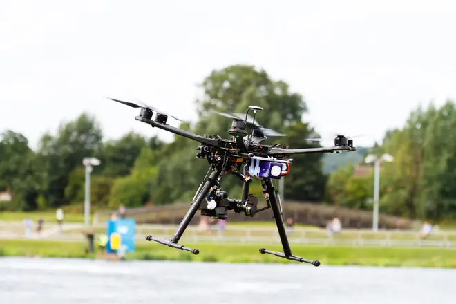 hexacopter Surveillance drone as used by Sky Sports