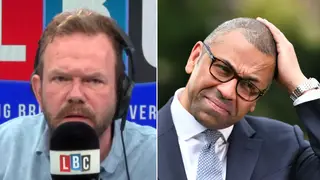 James O'Brien had a tense interview with James Cleverly