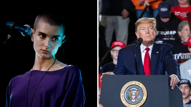 Sinéad O'Connor's estate demanded the former US president stop using her music.