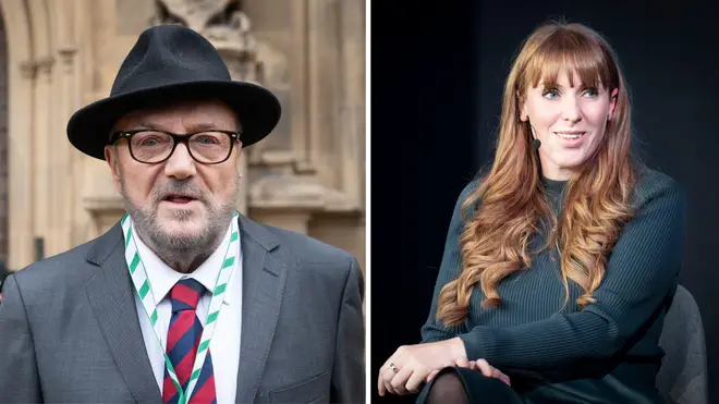 George Galloway will aim to unseat Angela Rayner in the general election