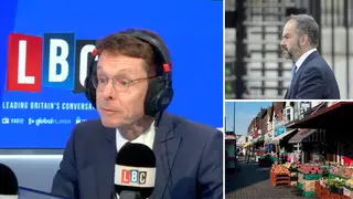 Andy Street taking calls from the public on Nick Ferrari at Breakfast