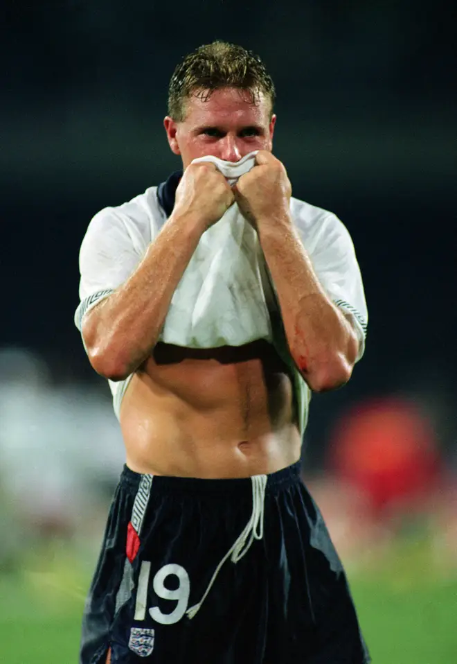 Paul Gascoigne played 57 times for England