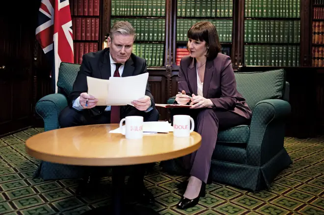 Sir Keir Starmer and shadow chancellor Rachel Reeves prepare ahead of Wednesday's spring Budget, Tuesday