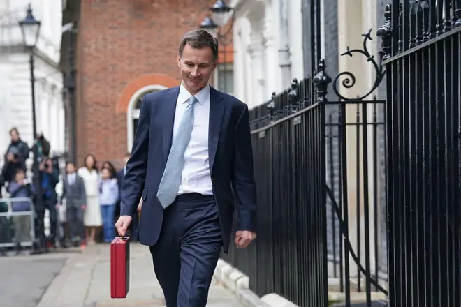 Mr Hunt told LBC it is ‘unfair’ that income from work is taxed twice