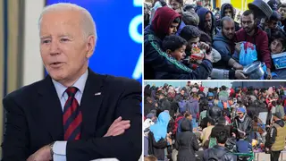 The US military will set up a temporary port on the Gaza coast to increase the delivery of humanitarian aid, Joe Biden is set to announce during his State of the Union address