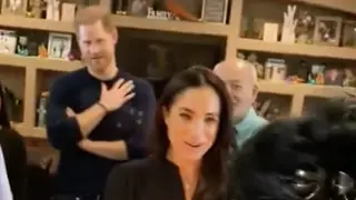 Harry and Meghan at the birthday celebrations