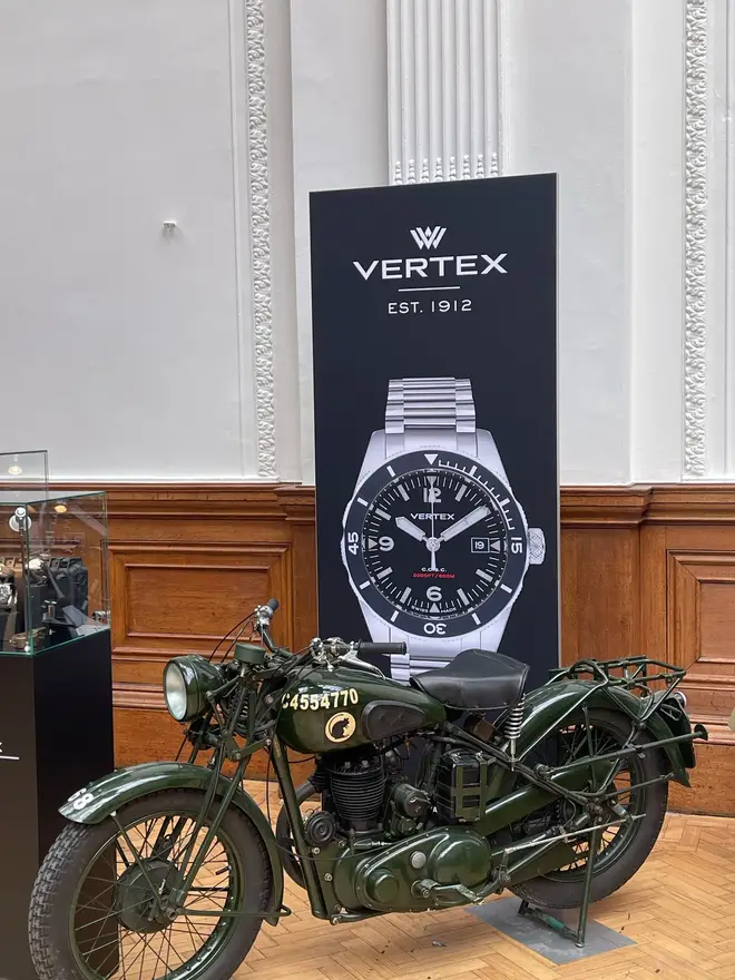 The Vertex Stand had one addition which stood out more than any watch ever could