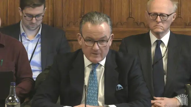 David Neal, former Independent Chief Inspector of Borders and Immigration giving evidence to the Home Office Select Committee in the House of Commons, London. Picture date: Tuesday February 27, 2024.