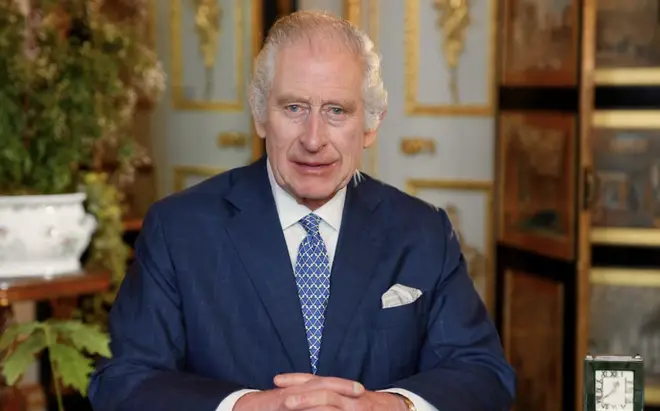 The King will make his first video address to the public since his cancer diagnosis.
