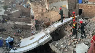 Pakistan Building Collapse