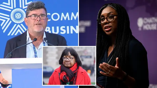 Kemi Badenoch has become the first government minister to label reported comments made by the Conservative Party's biggest donor as 'racist'
