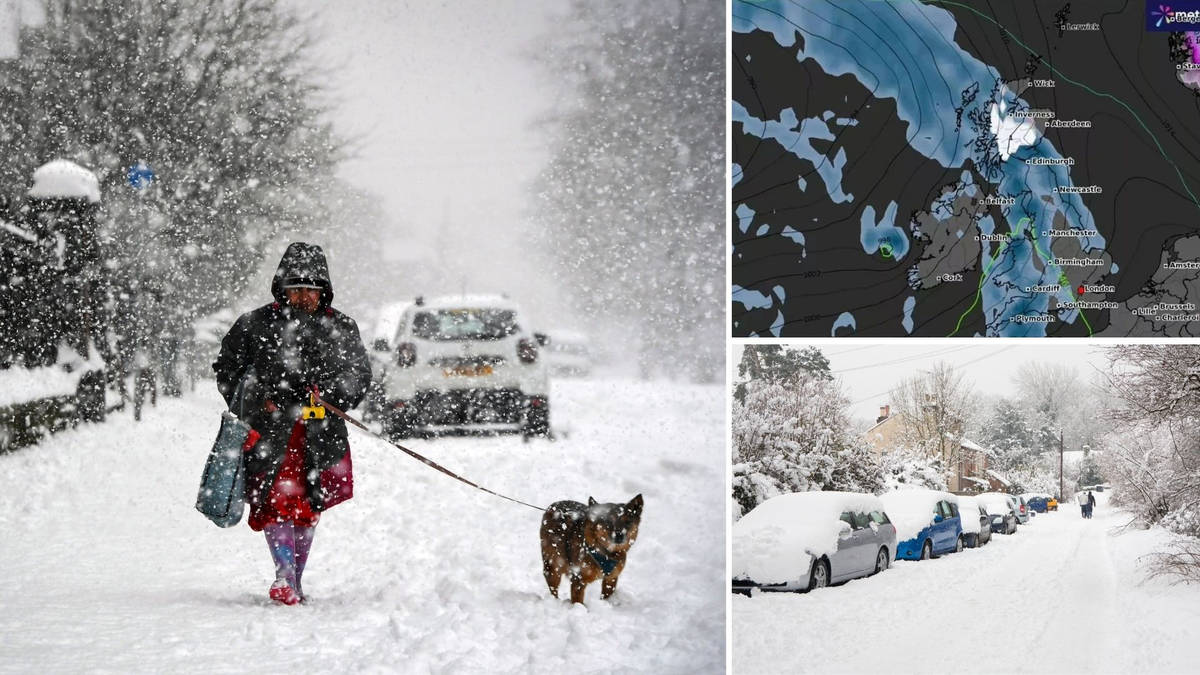 UK weather: Heavy snow expected to fall at exactly the right time to bring sub-zero temperatures to the UK…
