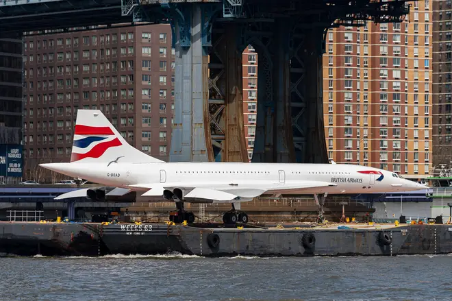 Concorde passes through New York