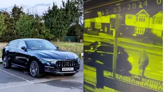 The valuable Maserati-Levante was stolen from a busy road in Hounslow, west London