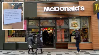 McDonald's customers have complained of a 'country-wide' failure