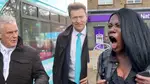 An angry local confronts Lee Anderson MP and Reform UK leader Richard Tice