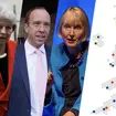 James Heappey, Theresa May, Matt Hancock and Harriet Harman who are among the MPs standing down