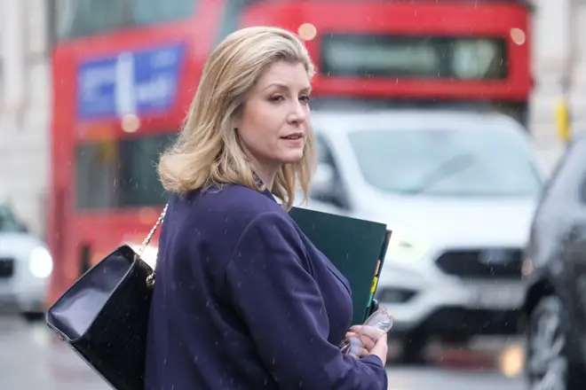 London, UK, 12th March, 2024. Leader of the House Penny Mordaunt departs the Cabinet Office after the weekly Minister's meeting. Credit: Eleventh Hour Photography/Alamy Live News
