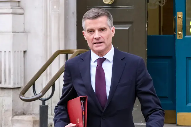 London, UK. 30th January, 2024. Mark Harper MP, Secretary of State for Transport departs the Cabinet Office after the weekly meeting taking place on Tuesdays. Credit: Eleventh Hour Photography/Alamy Live News