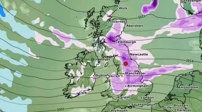 Maps from WXCharts show the UK could be in for more snow yet.