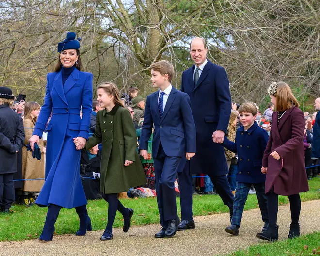 Kate's last public appearance with the rest of the family on Christmas Day