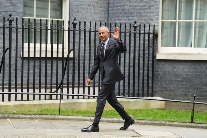 Barack Obama in Downing Street